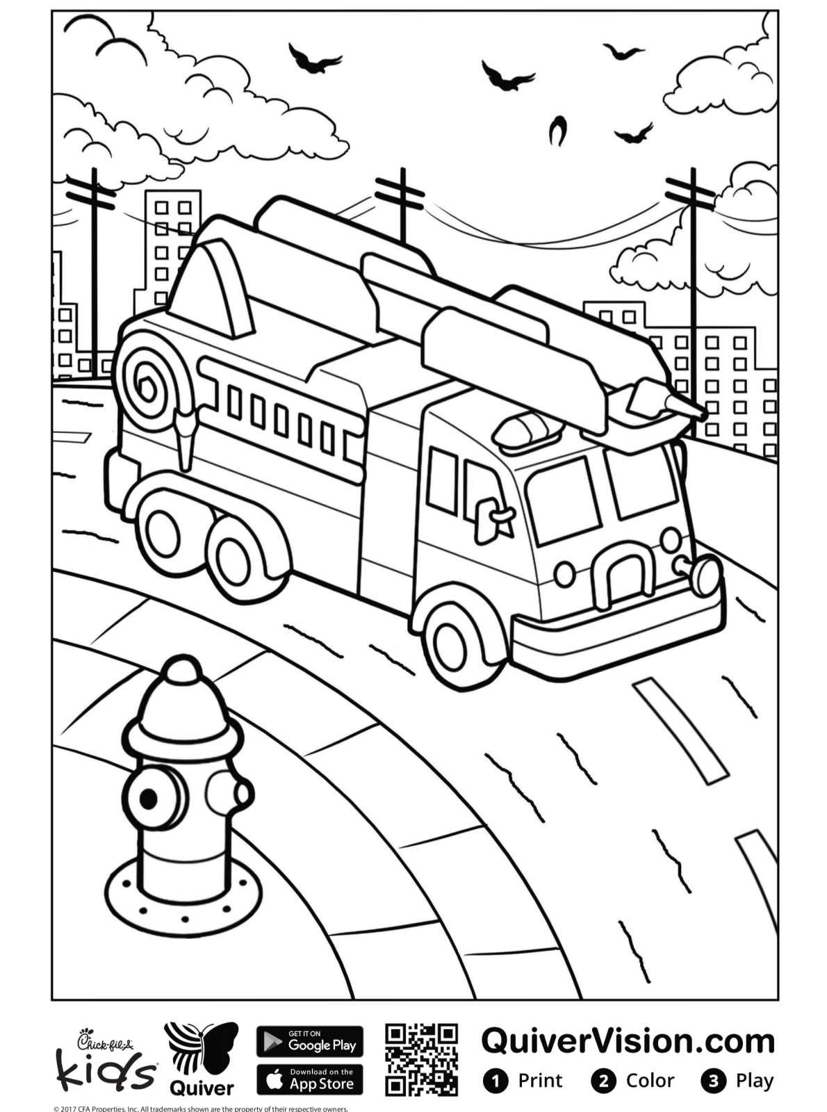 Kids-n-fun.com | Coloring page Quiver fire brigade