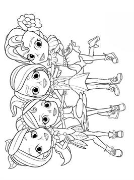 Kids-n-fun.com | 17 coloring pages of Rainbow Rangers