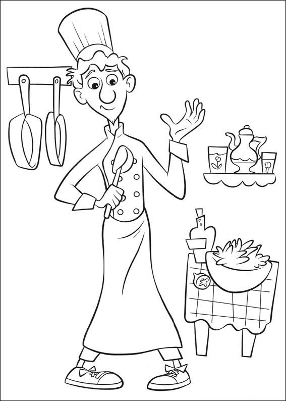 Kids-n-fun.com | 55 coloring pages of Ratatouille