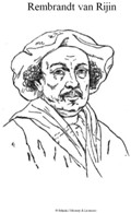 coloring page Rembrandt van Rijn