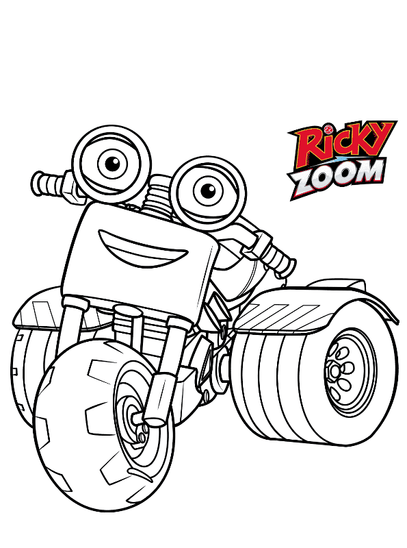 Kids-n-fun.com | Coloring page Ricky Zoom DJ