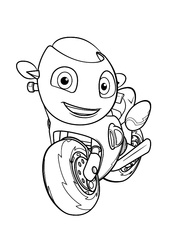 Kids-n-fun.com | Coloring page Ricky Zoom Ricky Zoom 2
