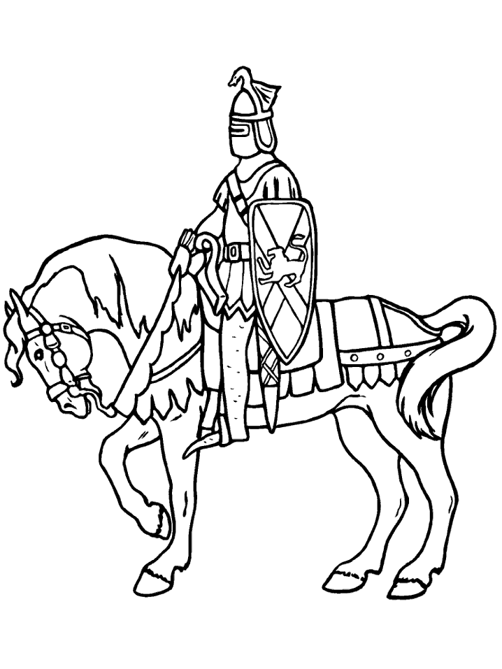 Kids-n-fun.com | 56 coloring pages of Knights