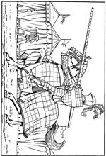 coloring page Knights