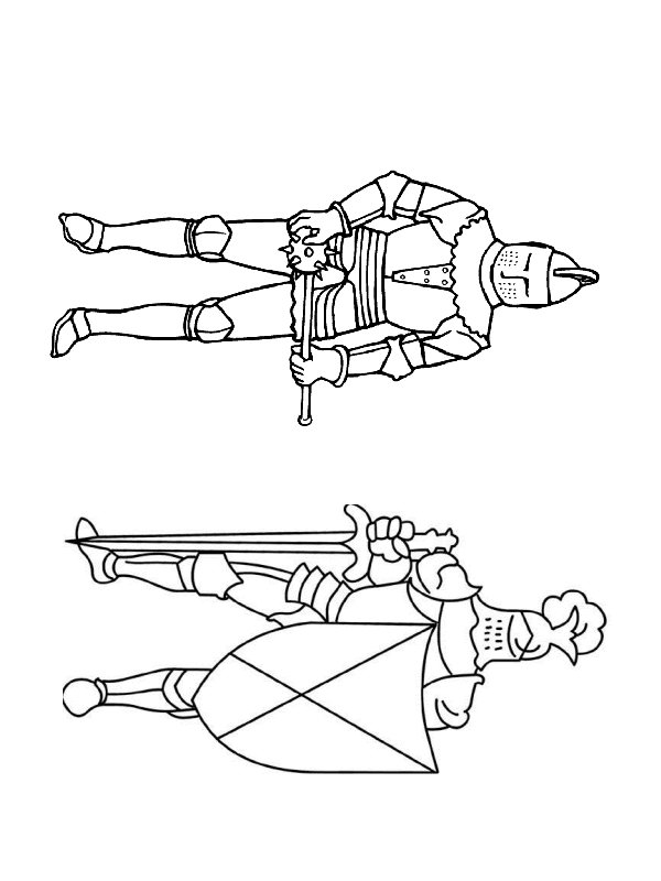 Kids-n-fun.com | 56 coloring pages of Knights