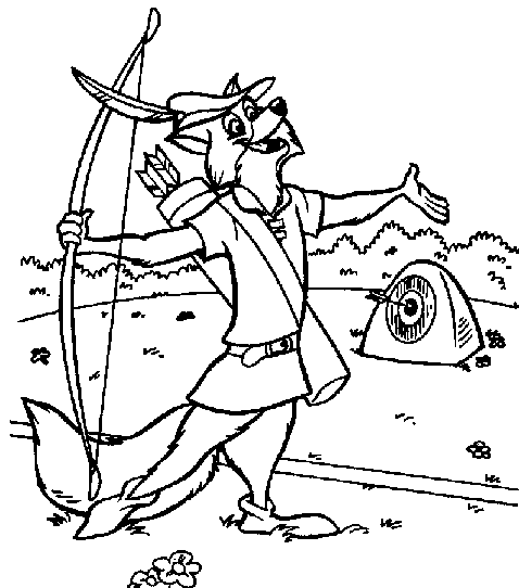 kidsnfun  13 coloring pages of robin hood