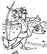 coloring page Robin Hood