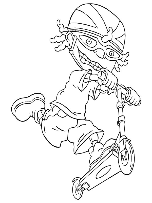 Kids-n-fun.com | Coloring page Rocket Power Rocket Power