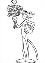 Kids-n-fun | 12 coloring pages of Pink Panther