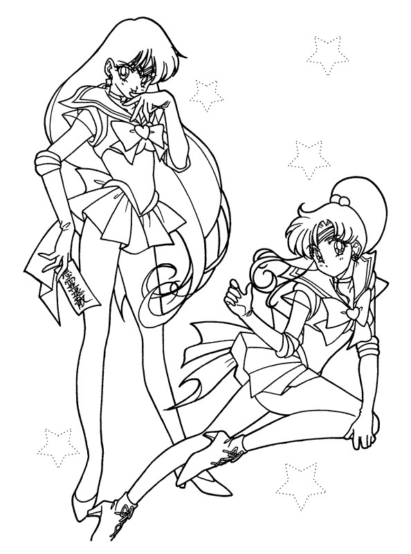 Kids-n-fun.com | 66 coloring pages of Sailor Moon