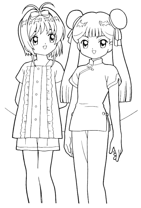 Kids-n-fun.com | Coloring page Sakura Sakura
