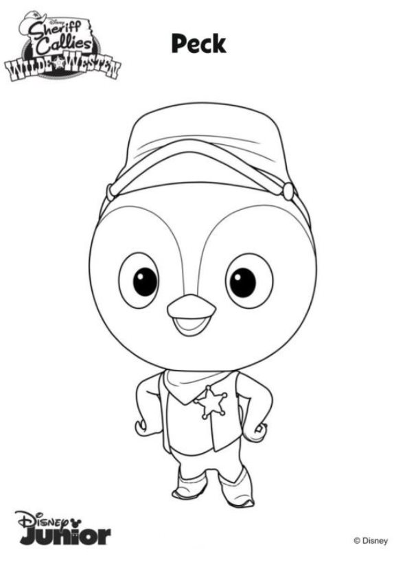 callies peck sheriff coloring pages - photo #8