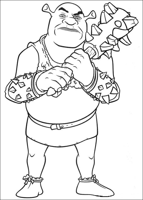 shrek 4 coloring pages and shrek 2 - photo #40