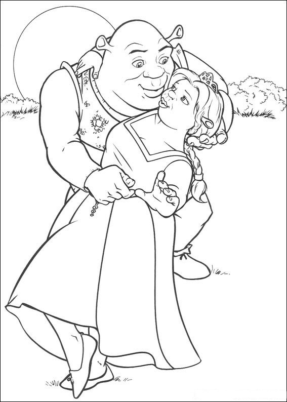Kids-n-fun.com | 46 coloring pages of Shrek