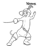 coloring page Shrek 3