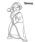 coloring page Shrek 3