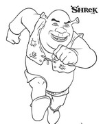 coloring page Shrek 3