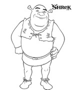 coloring page Shrek 3