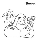 coloring page Shrek 3