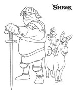 coloring page Shrek 3