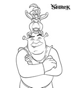 coloring page Shrek 3