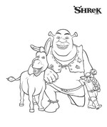 coloring page Shrek 3