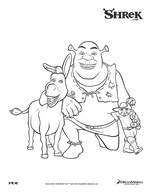 coloring page Shrek 3