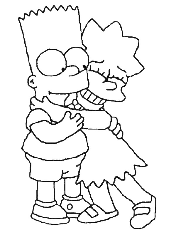 baby simpsons coloring pages - photo #5