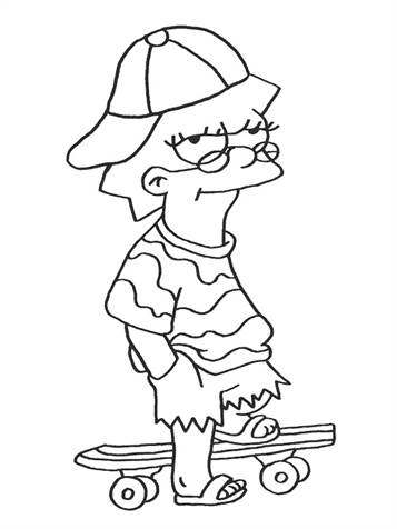 Kids-n-fun.com | 58 coloring pages of Simpsons