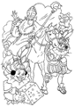 coloring page St Nicholas