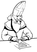 coloring page St Nicholas
