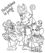 coloring page St Nicholas