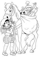 coloring page St Nicholas