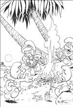 coloring page Smurfs