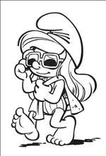 coloring page Smurfs