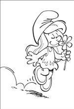 coloring page Smurfs