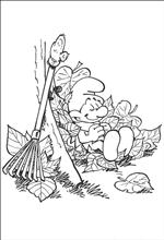 coloring page Smurfs