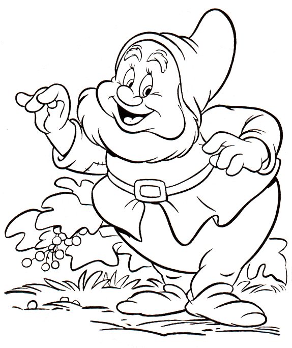 kidsnfun  34 coloring pages of snow white