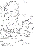 coloring page Snow White
