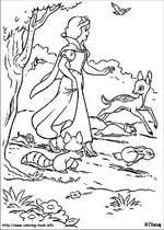 coloring page Snow White