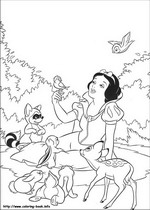 coloring page Snow White