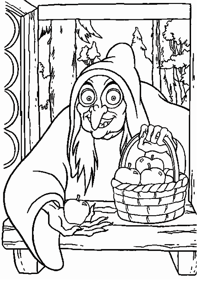Kids-n-fun.com | 34 coloring pages of Snow White