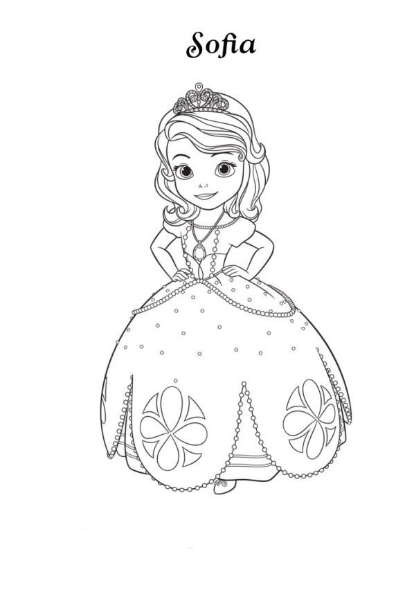 Kids-n-fun.com | 13 coloring pages of Sofia the First