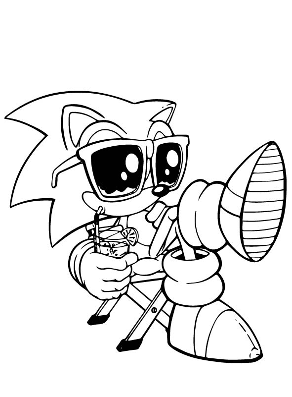 Sonic Coloring Pages