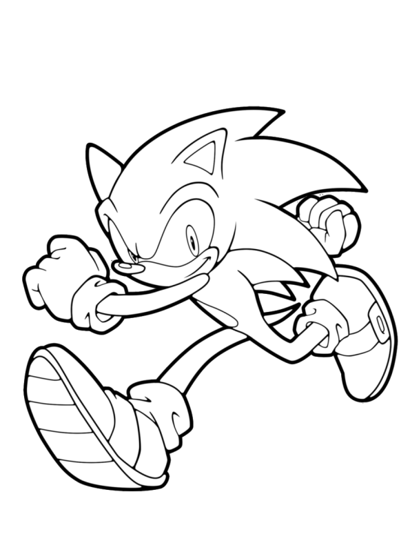 Shadow the Hedgehog Coloring Pages