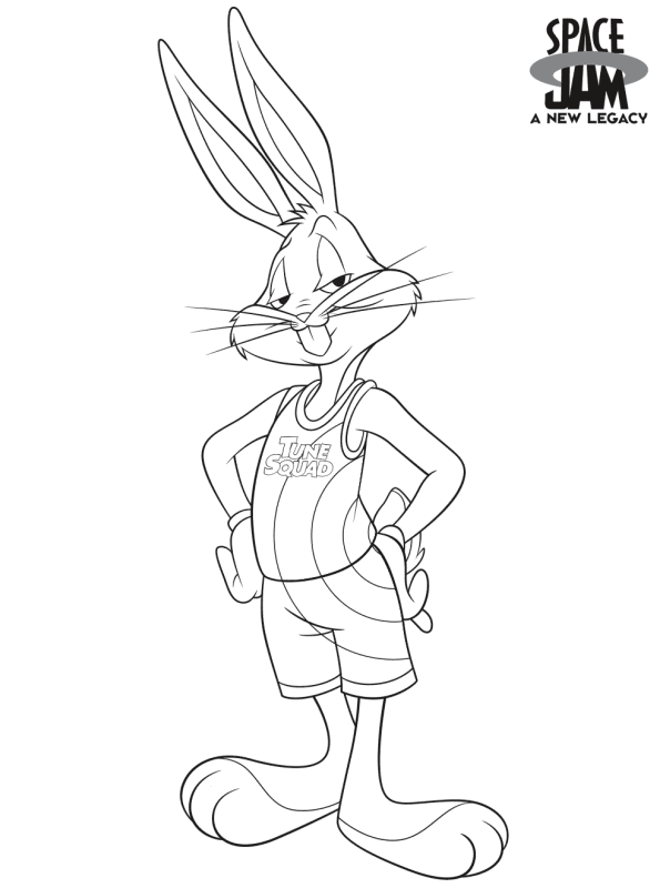 How to Draw BUGS BUNNY - Tune Squad