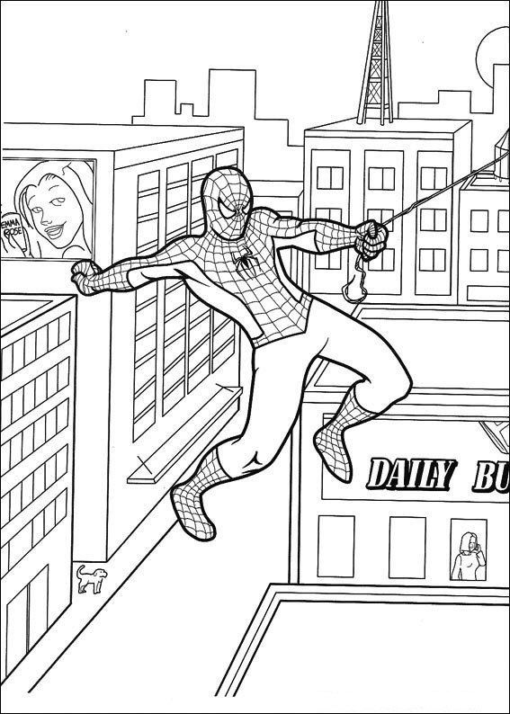 Kids-n-fun.com | 27 coloring pages of Spiderman