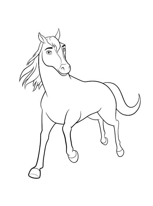 spirit coloring stallion riding horse printable cimarron birthday lucky sheets fun disney drawings run cartoon