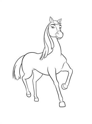 Kidsnfuncom 16 coloring pages of Spirit Riding Free