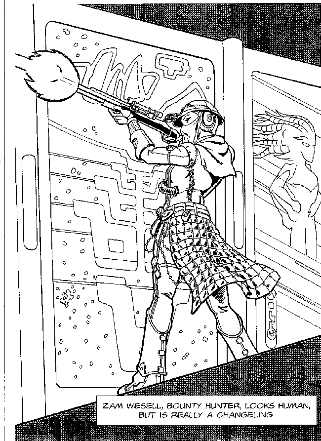 science fiction coloring pages to download - photo #37